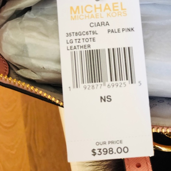 NWT Michael Kors Lg Ciara handbag&wallet&pom pom - Picture 4 of 8